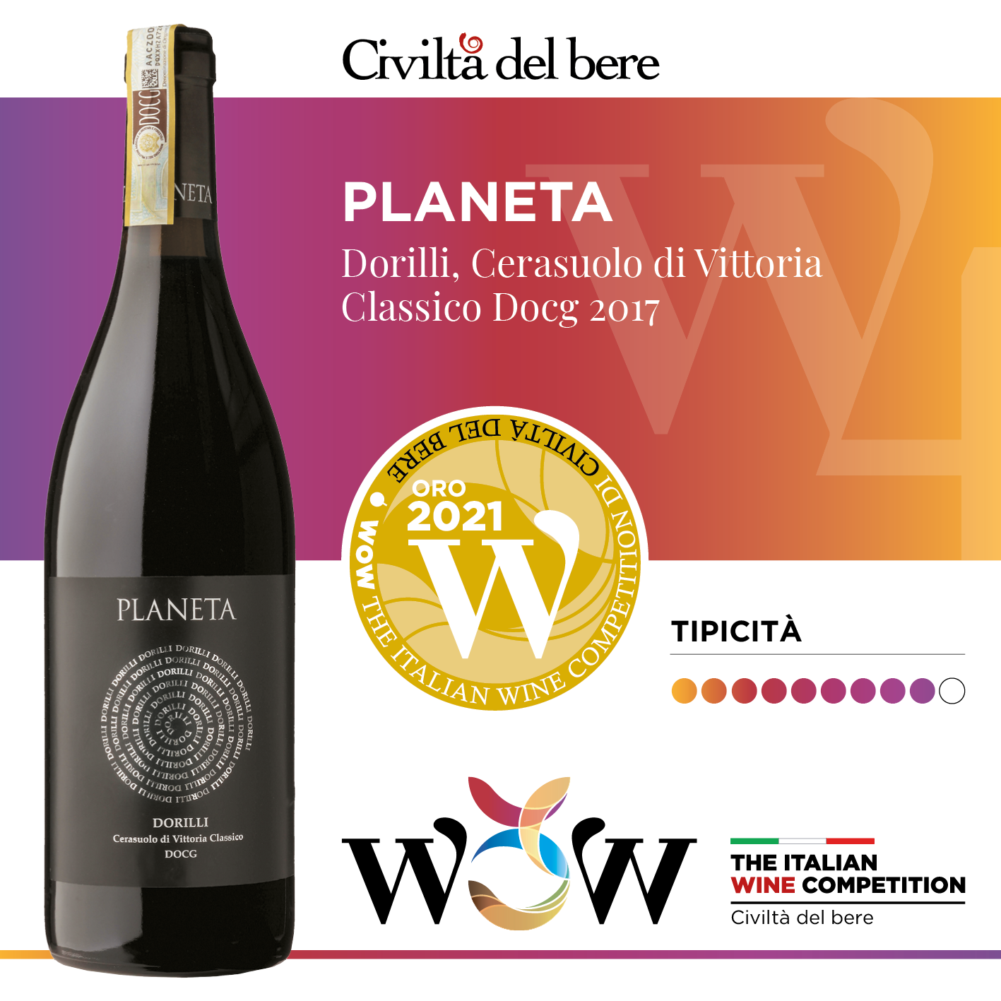 Wow The Italian Wine Competition Planeta Dorilli Cerasuolo Di